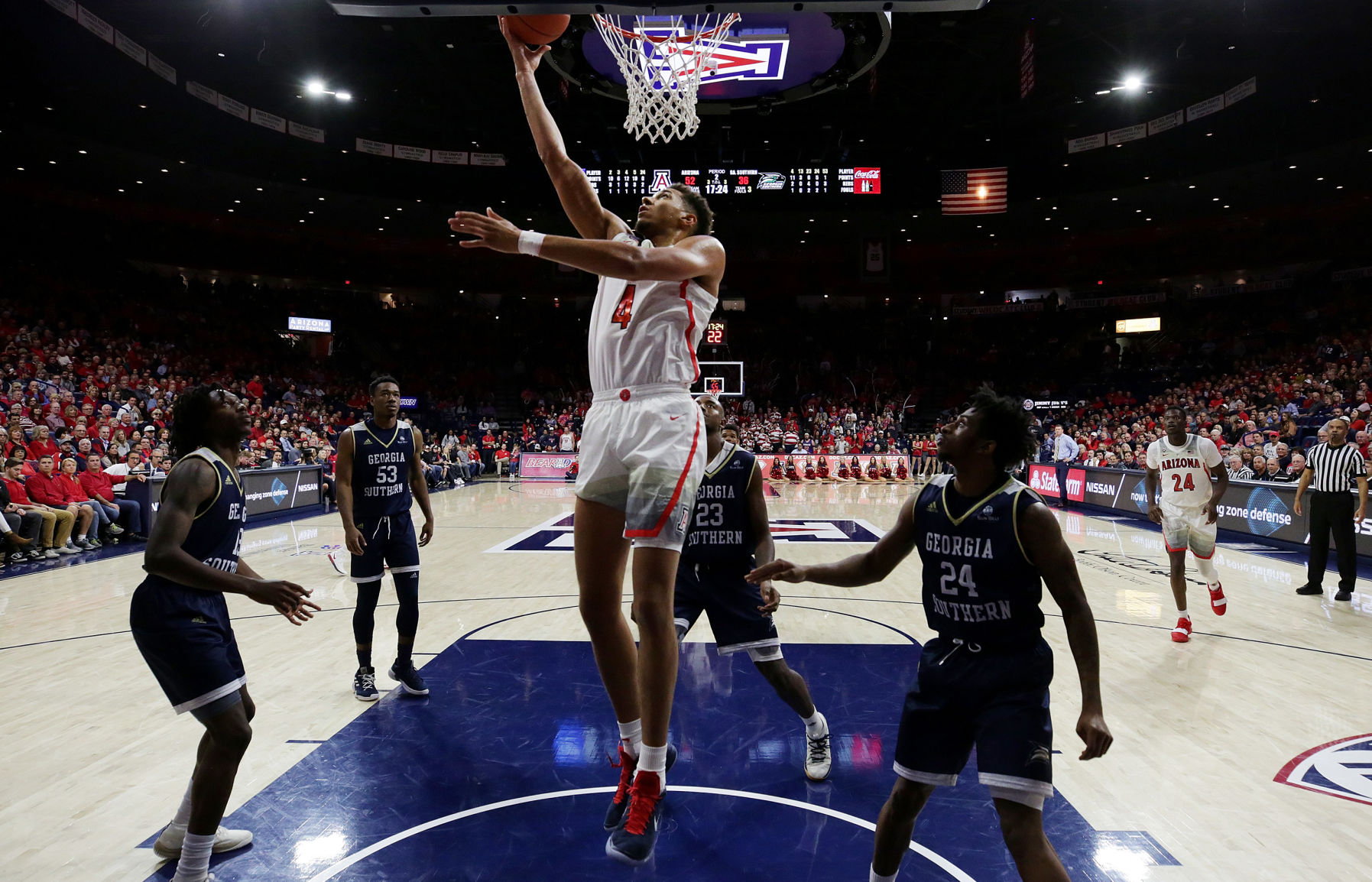 Arizona Wildcats 100, Georgia Southern Eagles 70 (copy)